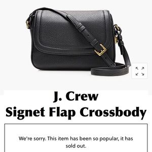 J. Crew - Signet Flap Crossbody